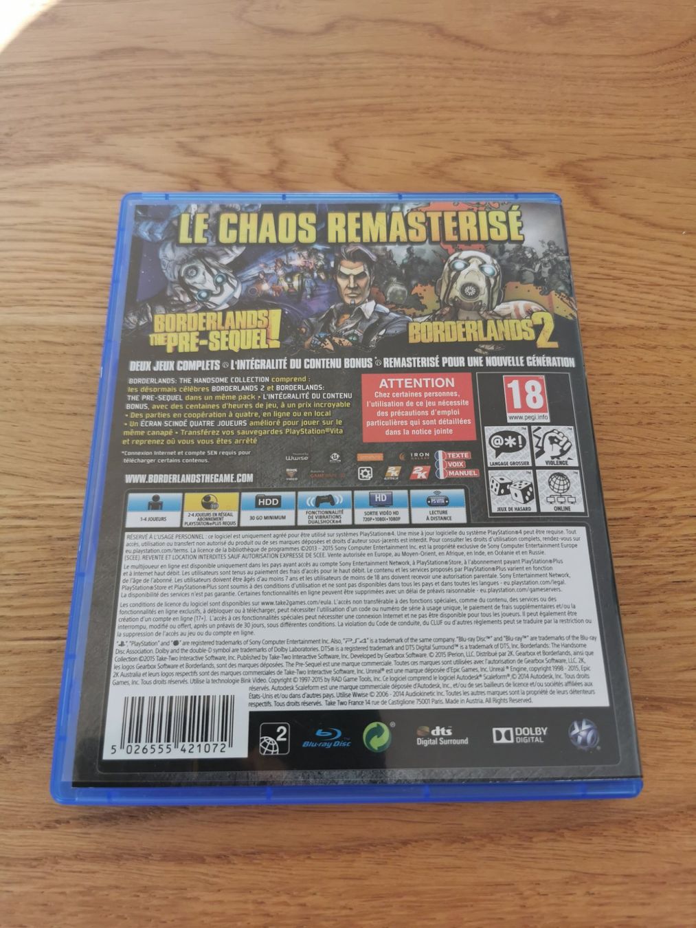 Giochi: Jeu PS4 -  Borderlands - The Handsome Collection – Nuovo (secondo la descrizione) da Veytaux venduto da lelivreouvert 1