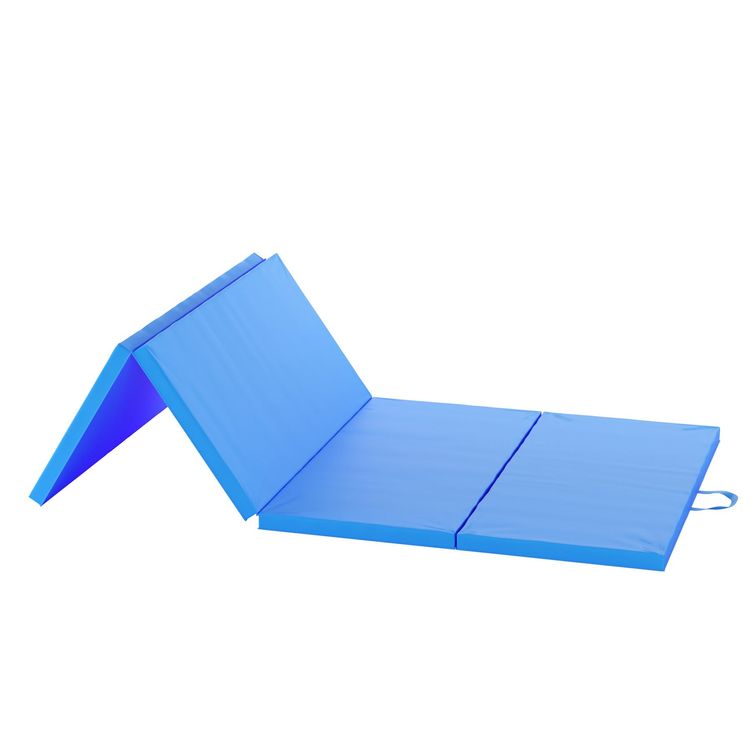 Air Track Matte GYMAX Neigbare Gymnastikmatte Faltb Produktbild-Vorschau 7