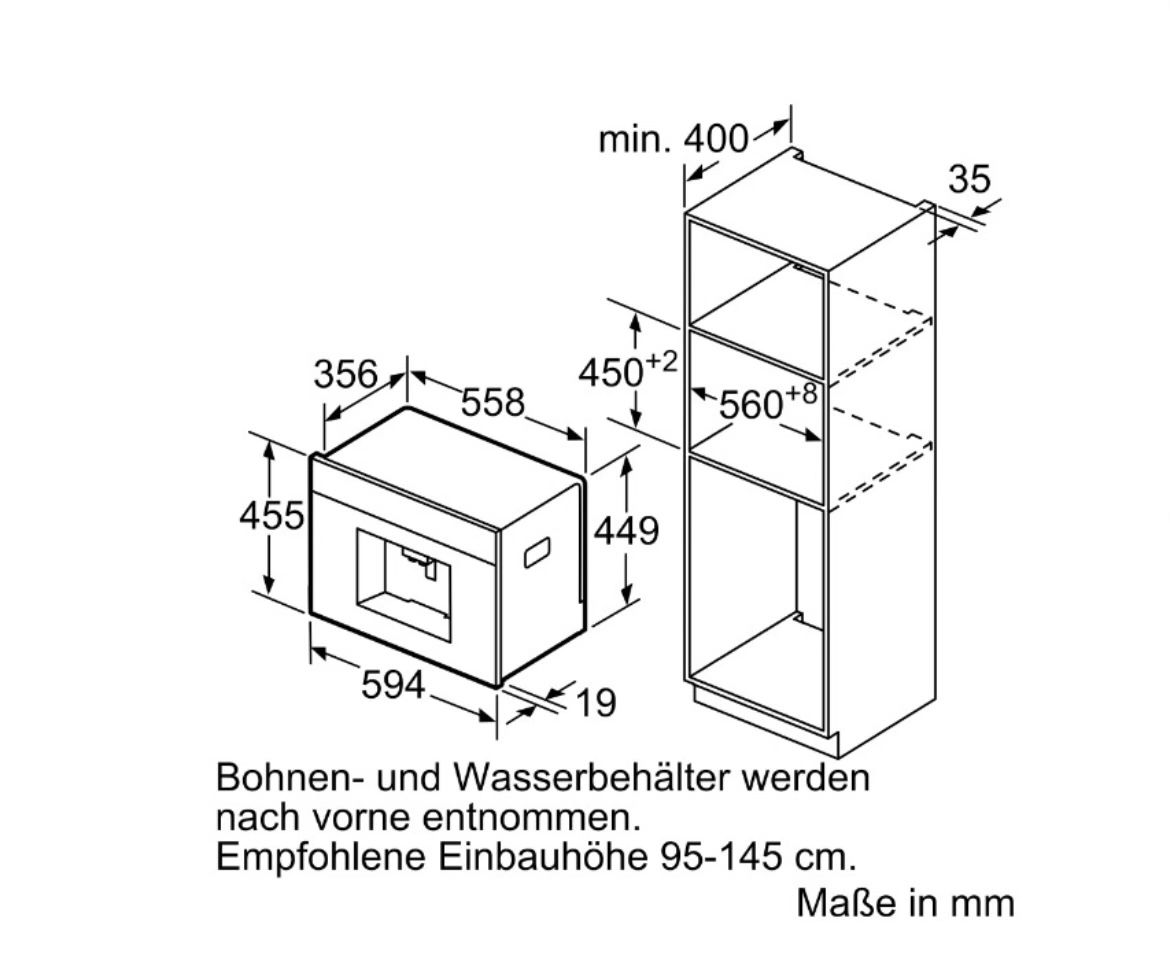 Bosch Machines à café & Machines à expresso: Bosch CTL636ES6 Serie 8 Einbau-Kaffeevollautomat – D'occasion à St. Gallenkappel par peter.zinsli 5
