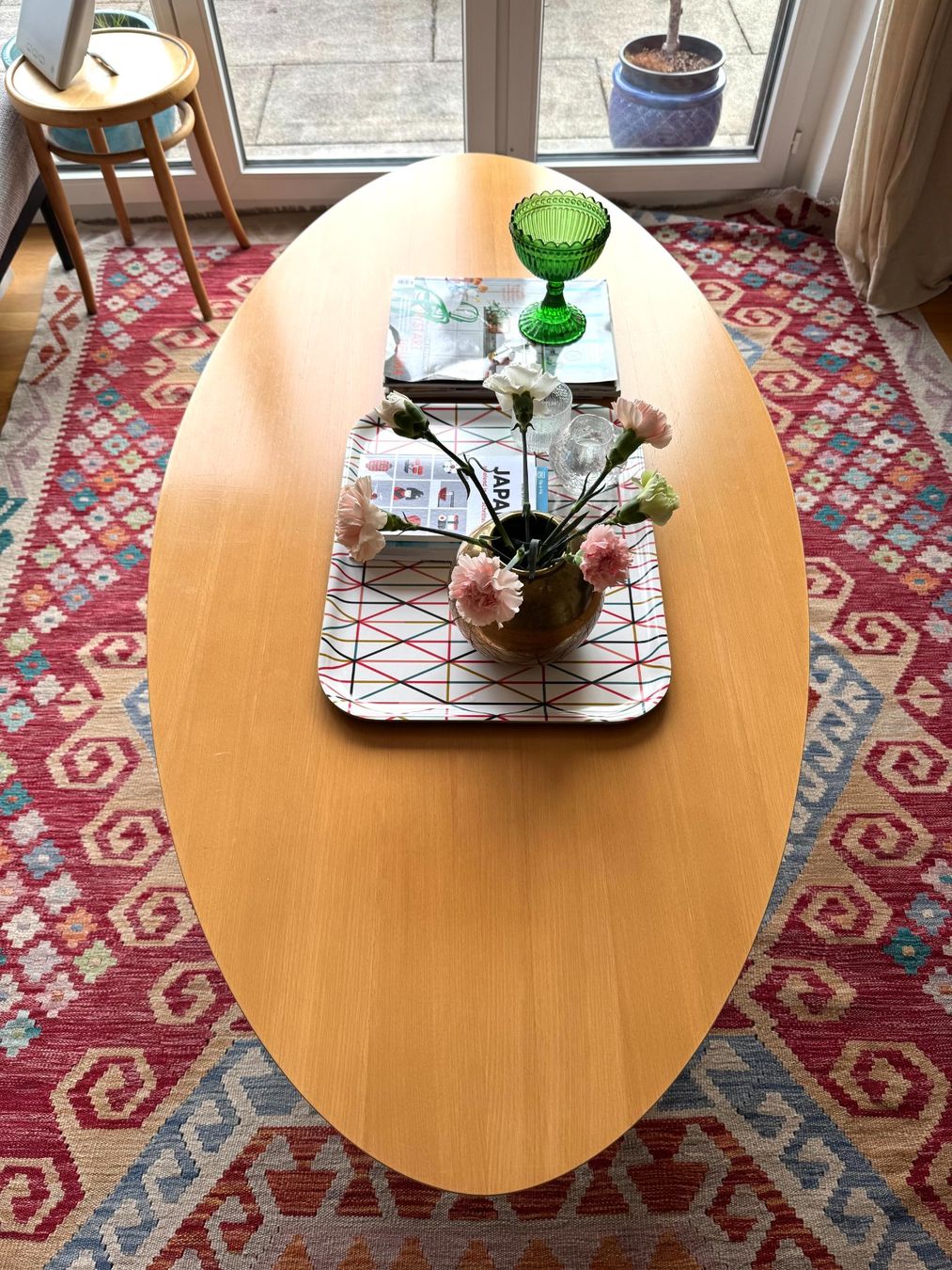 Ikea Tische: Vintage Ovaler Buchenholz Couch Tisch – Gebraucht aus Mettmenstetten von sagavintage 2