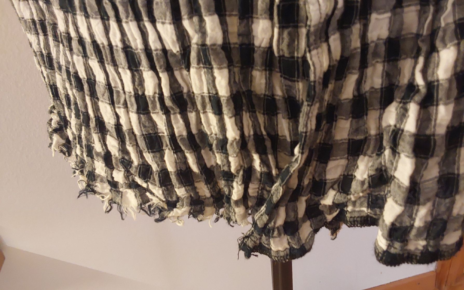Foulard & Sciarpe: Schal Tuch Baumwolle schwarzweiss – Usato da Köniz venduto da scopello12 2