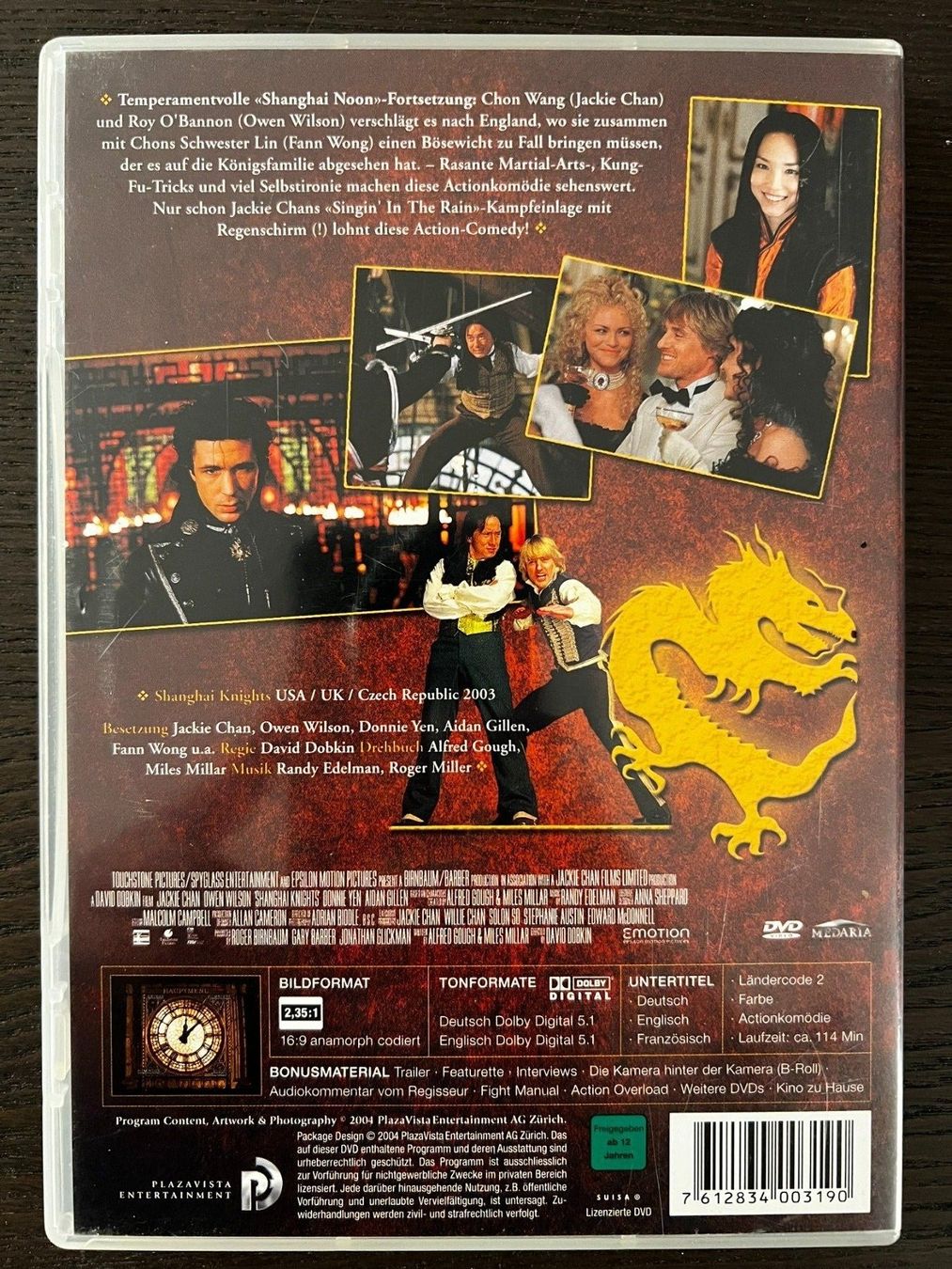 Tutti i DVDs: Shanghai Knights – Usato da Zürich venduto da FilmFreunde 1