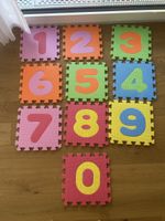Spielmatte Zahlen Schaumstoff Set 10 Teile guter Zustand