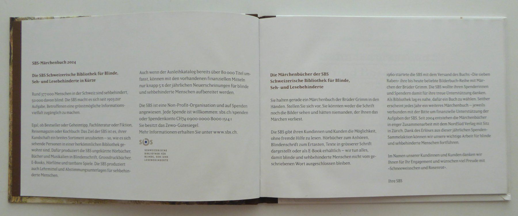 Bücher: Märlibuch Schneeweisschen und Rosenrot – Gebraucht aus Aesch BL von Kauri1 1