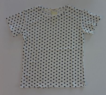 NEUES T'shirt weiss-schwarz Polka dot Gr. XXL - 801018
