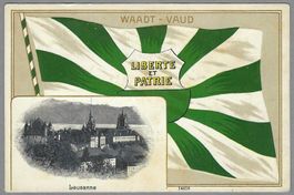 LAUSANNE, LITHO EN RELIEF * (TROU D'EPINGLE SANS IMPORTANCE)