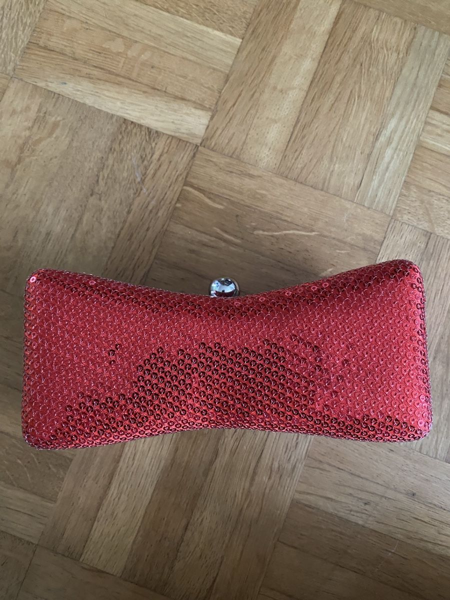 Borse da donna: Rote Pailletten Clutch – Usato da Siebnen venduto da mel_b_789 4