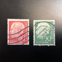 2 timbres oblit. 1954 Allemagne RFA