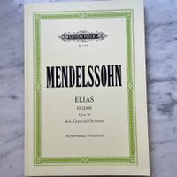 Klavierauszug Mendelssohn Elias neu Ed. Peters deutsch