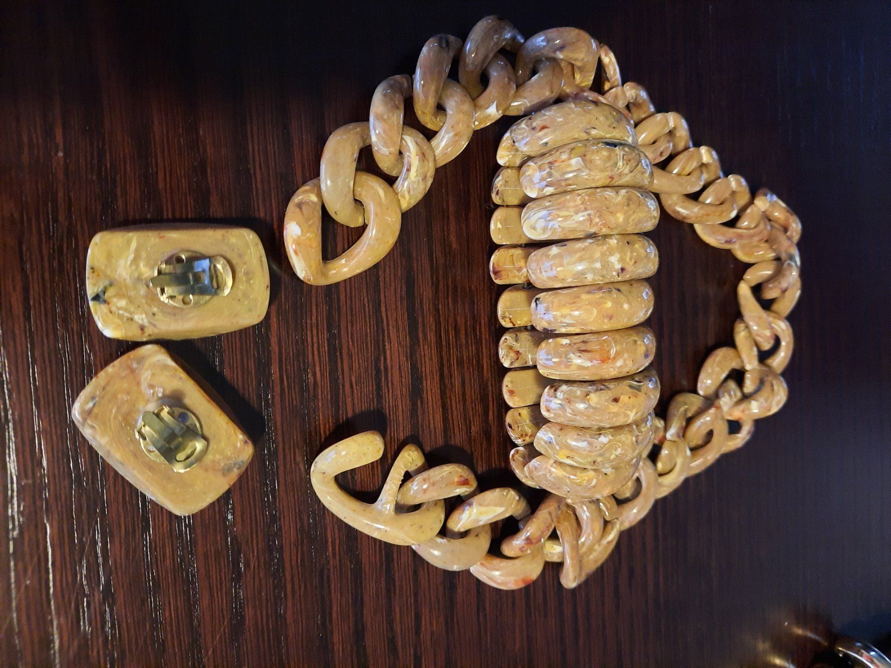 Catenine: Schmuckset; Kette, Armband, Ohrklips – Usato da Herrliberg venduto da AlexandraBopp 2