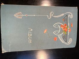 gut 100Jahr altes JugendstilAlbum/274 AK/gelaufen+ungelaufen