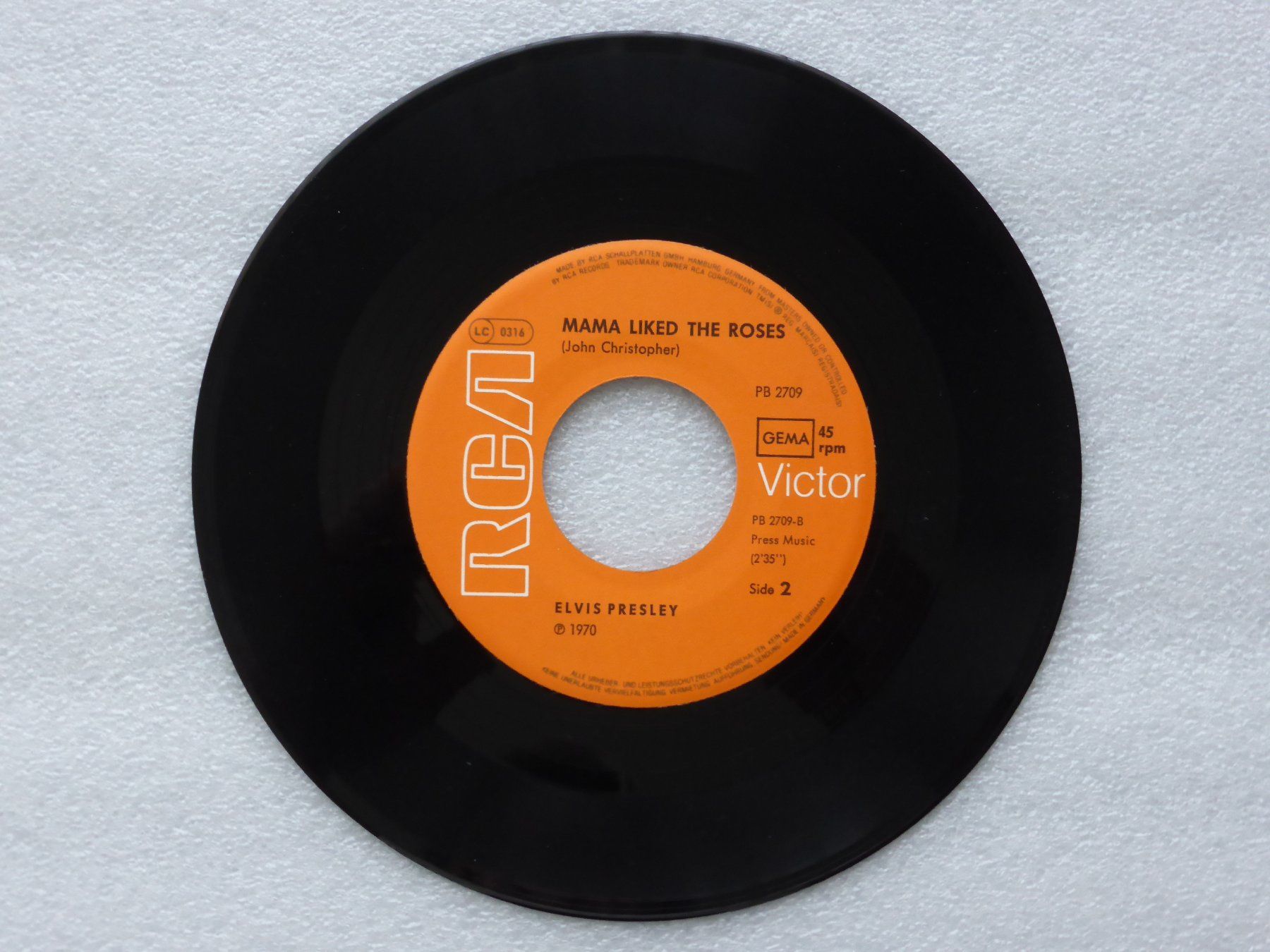 Vinyles: Vinyl Single   ELVIS PRESLEY – D'occasion à Küssnacht am Rigi par Mondkinder 2