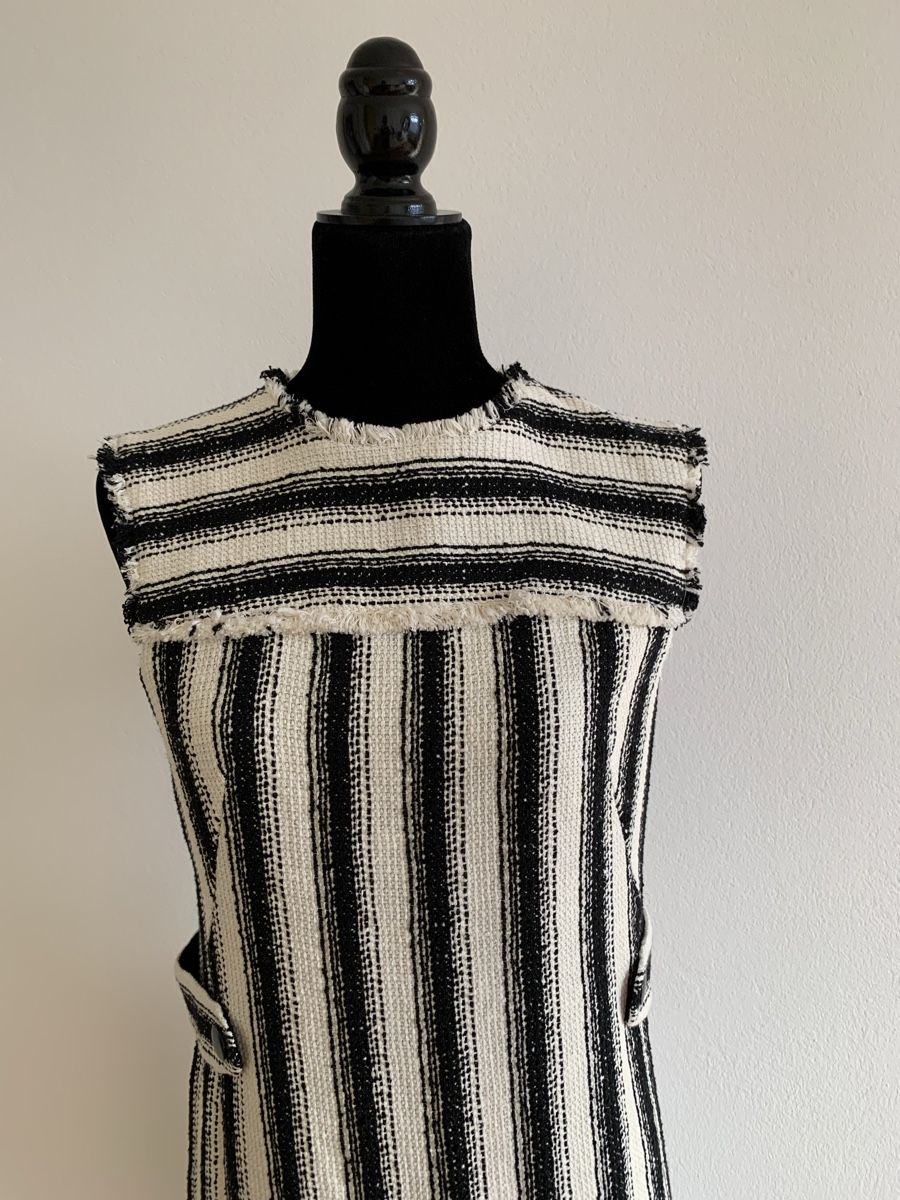 Akris Kleider: AKRIS: Neues lässiges, gestreiftes helles Kleid, 36 – Neu (gemäss Beschreibung) aus Luzern von paulablue 2