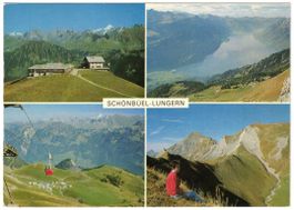 Lungern - 4 Bild AK Schönbüel