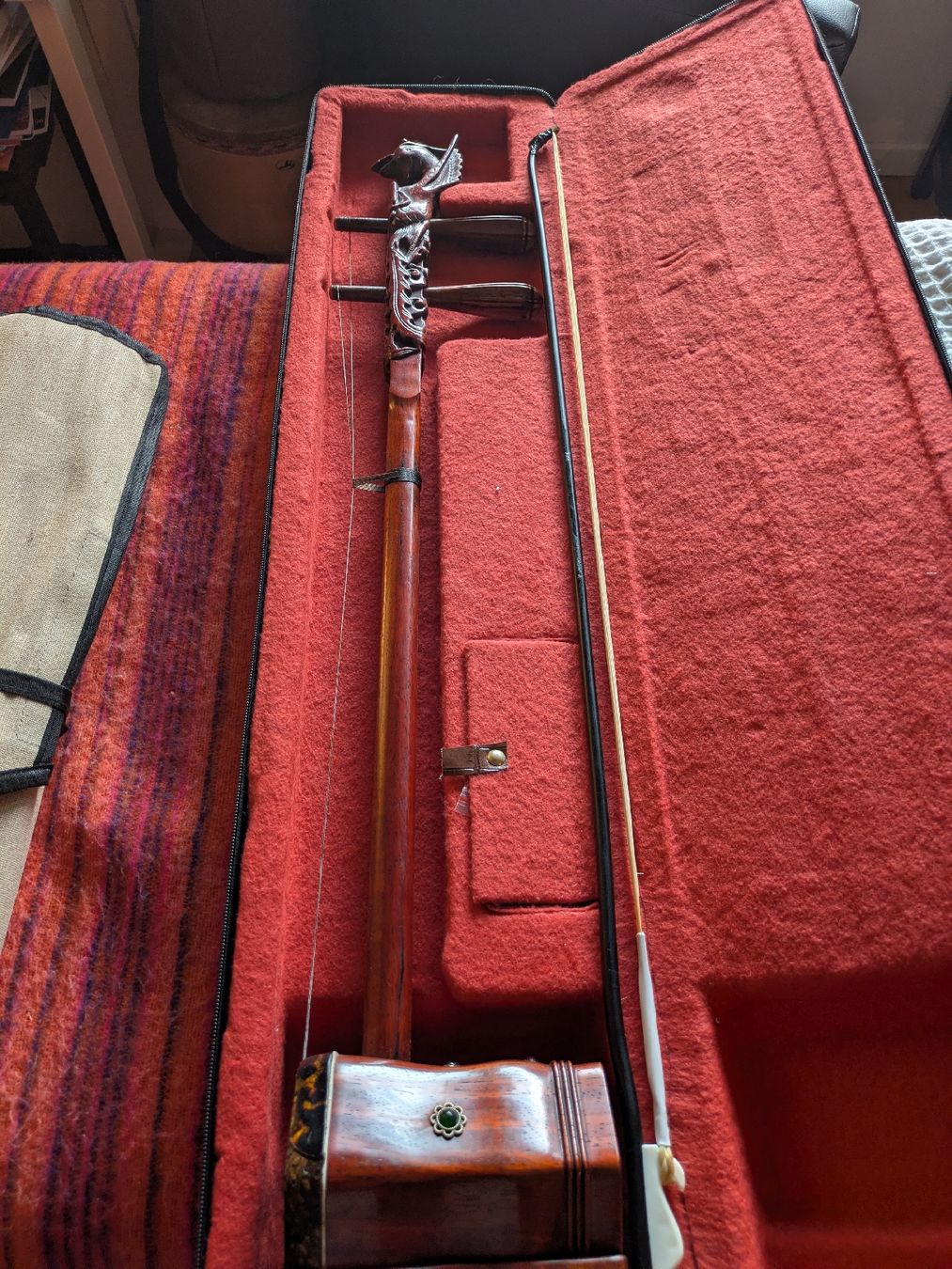Musikinstrumente: Erhu, violon traditionnel chinois  – Neu (gemäss Beschreibung) aus Tüscherz-Alfermée von ken130893 3