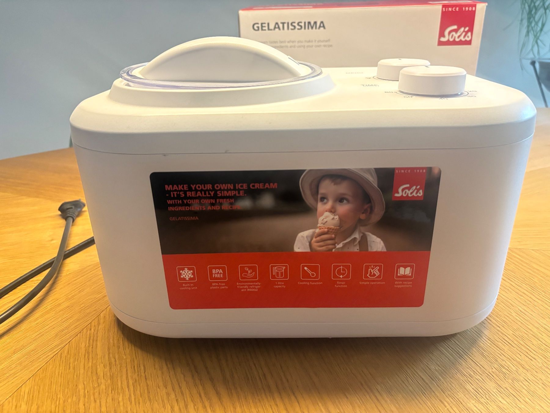 Solis Elettrodomestici da cucina: Gelatissima Ice Cream Maker – Usato da Näfels venduto da faruno 1