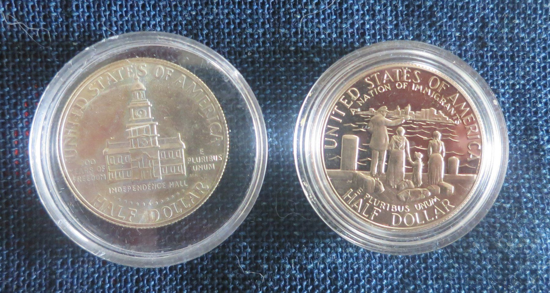 Tutti le monete: USA Half Dollar 1976, 1986 – Usato da Oberwil-Lieli venduto da Grotzni 1