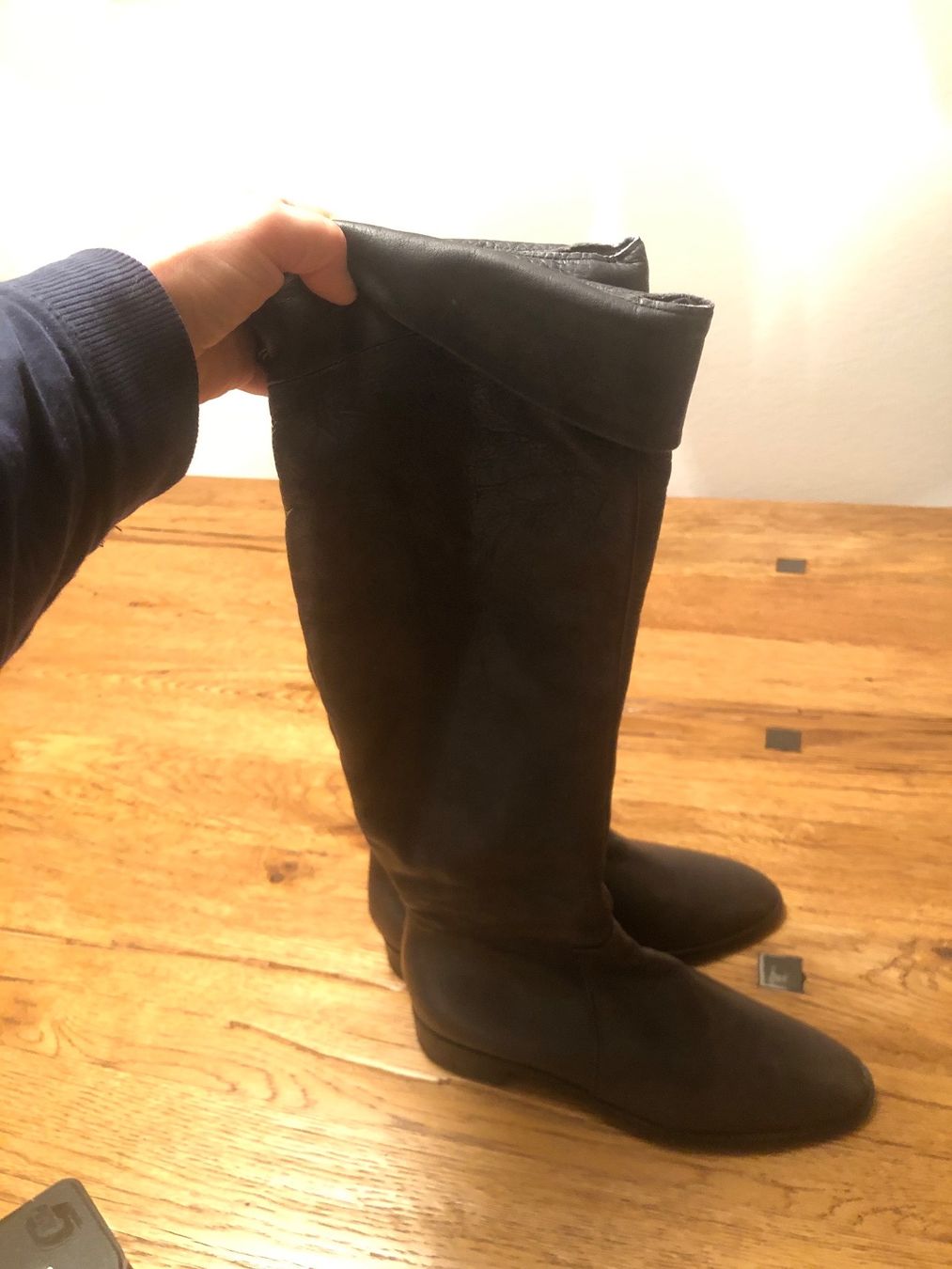 Scarpe da donna: Underknee-Boots mit umschlagbarem Schaft Echt Leder Gr. 36 – Nuovo (secondo la descrizione) da Kilchberg ZH venduto da LittleMissSunshine 7