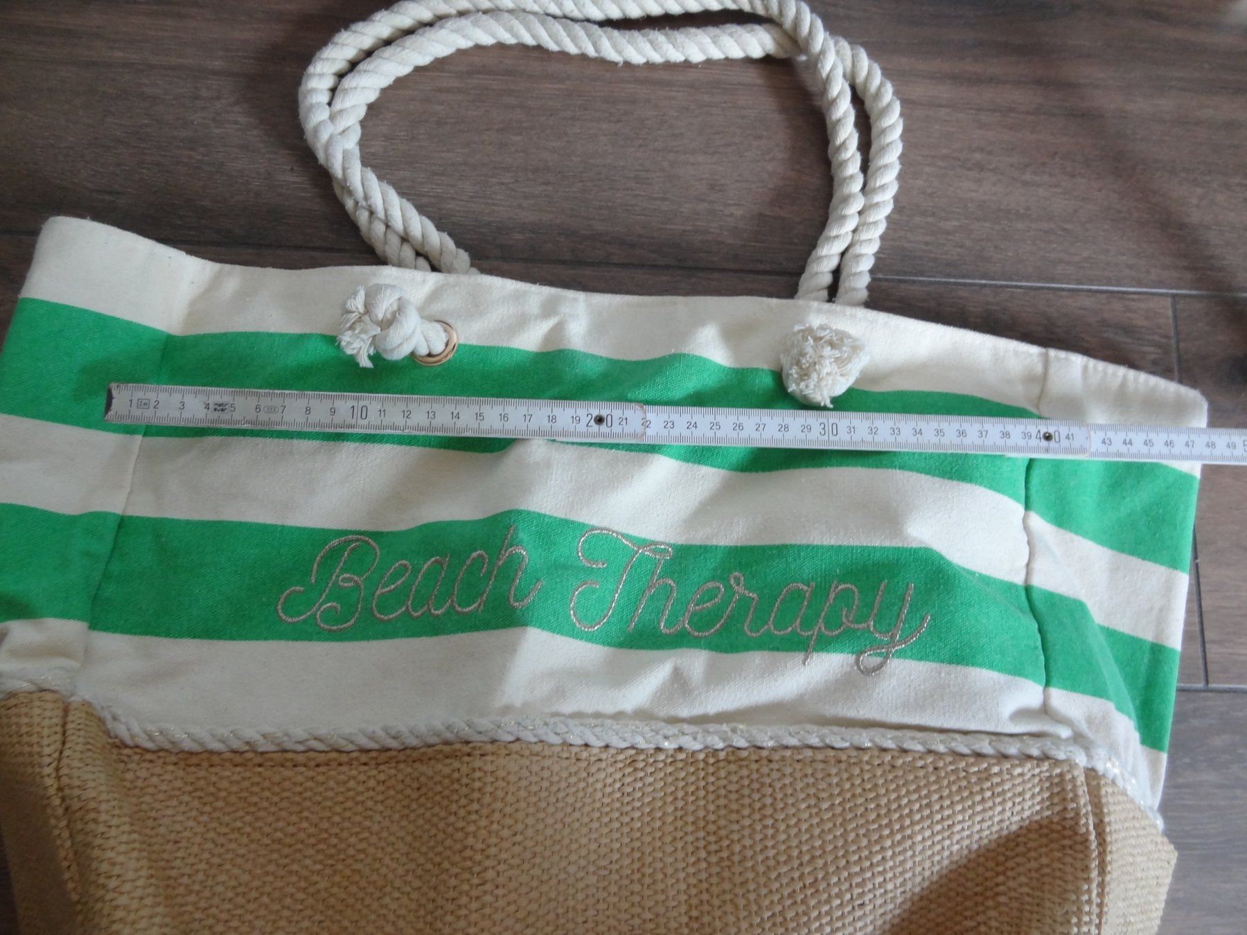 Calzedonia Sacs femmes: Sac de plage Calzedonia rayé vert blanc – D'occasion à Satigny par salvatore73 2