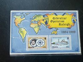 1988 Gibraltar Raleigh Schiff Block **  (A717)