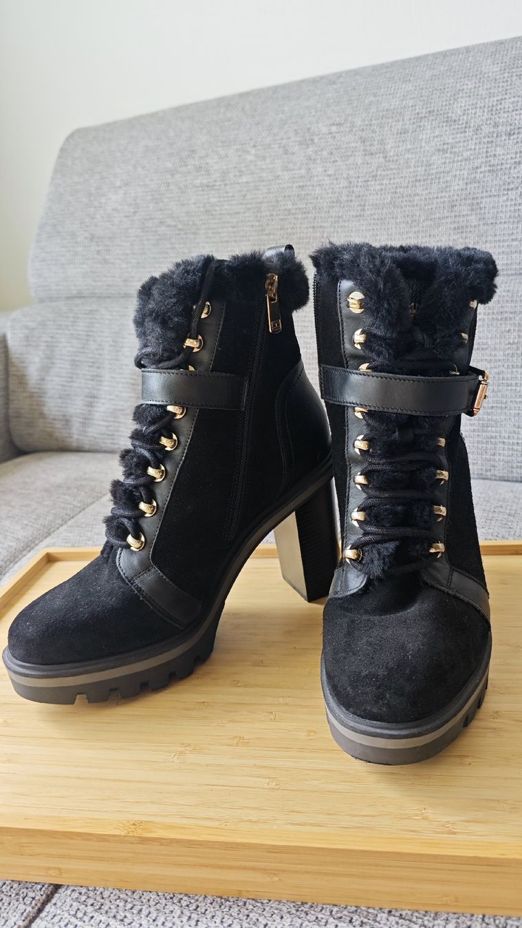 Tommy Hilfiger Damenschuhe: Tommy Hilfiger Black Fur Lined Boots Size 39 – Neu (gemäss Beschreibung) aus Zürich von alu_dzr7 8