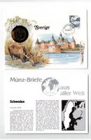 Schweden_1985_Münzbrief mit Beschreibung