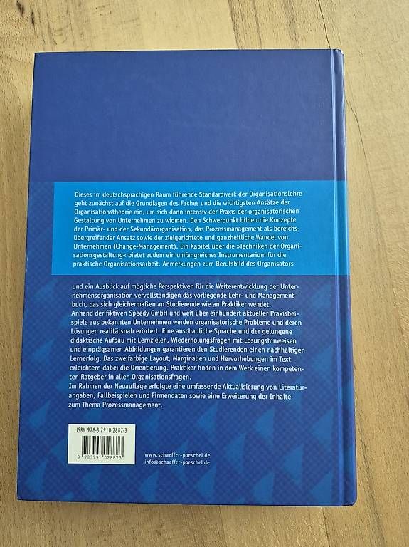 Bücher: Buch Organisation – Gebraucht aus Buttisholz von Ottilia31 1