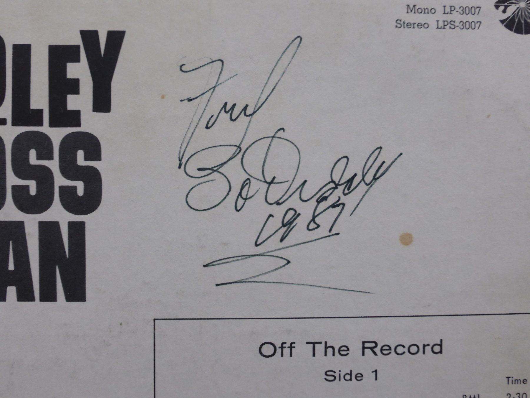 Dischi in vinile: VINYL  LP   BO DIDDLEY mit ORIGINAL UNTERSCHRIFT – Usato da Küssnacht am Rigi venduto da Sunnestrahl 4