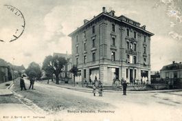 Porrentruy   JU   -   Banque populaire     en 1906