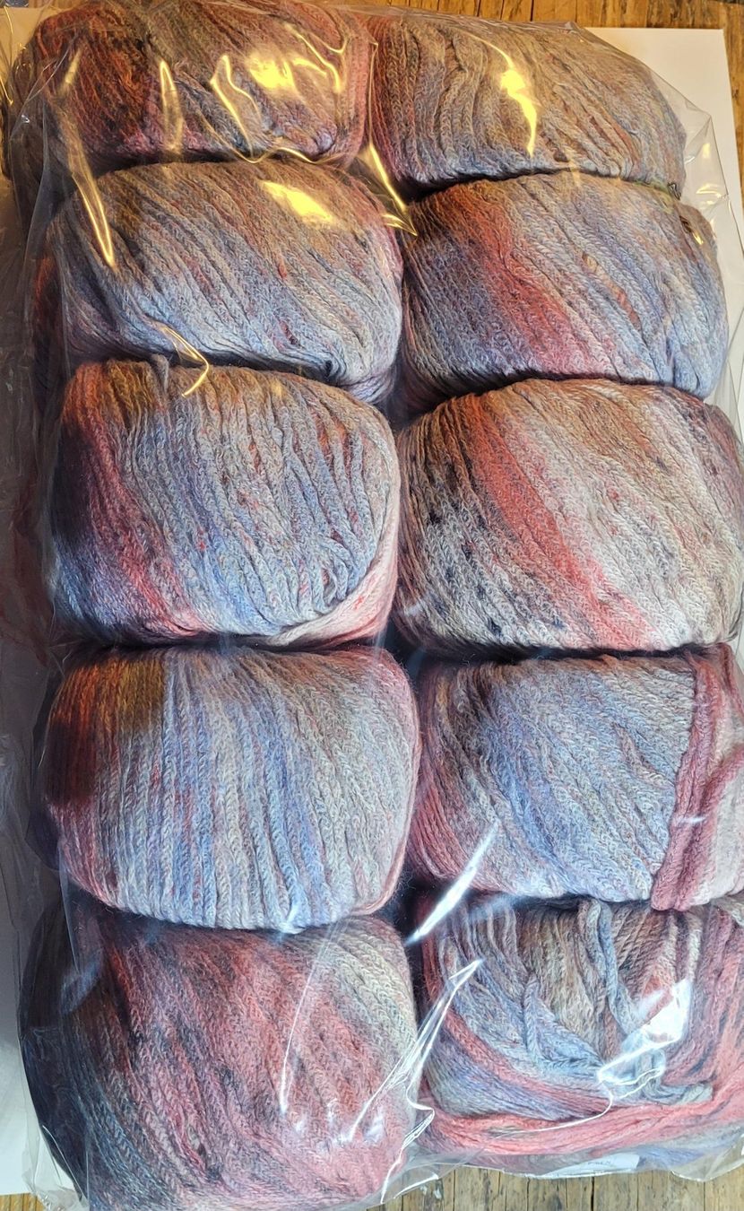 Lang Yarns Lana: SECRET GARDEN - ein farbenfrohes Baumwoll-Mischgarn – Nuovo e nell'imballaggio originale da Burgistein venduto da Azureus58 1