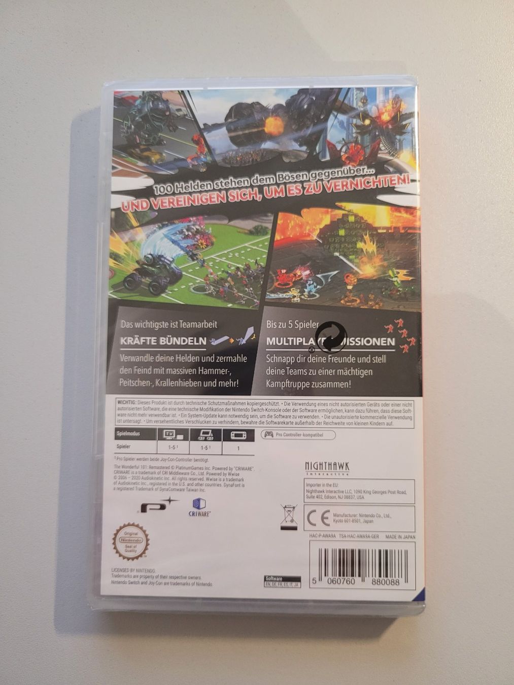 Spiele: The Wonderful 101 (Switch), neu! – Neu und originalverpackt aus Uezwil von -Retrogames- 1