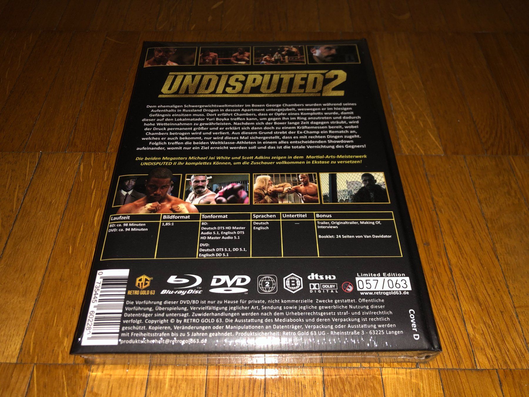 Tutti i DVDs: Undisputed 2 - MEDIABOOK - WATTIERT - D - UNCUT – Nuovo e nell'imballaggio originale da Basel venduto da havsok 1