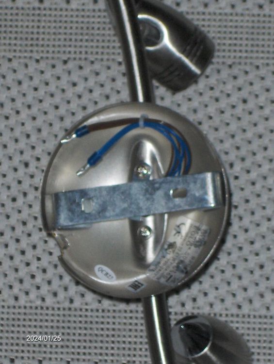 Lustres & lampes de plafonds: Deckenlampe 3 fach GU 10 Lampen Schirm Pfanne Kettenrad – D'occasion à Schlattingen par Schmidi50 1