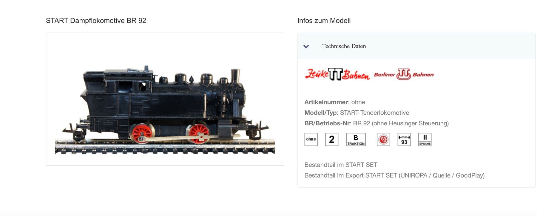 Modellini di ferrovie: Berliner bahnen – Usato da Gelterkinden venduto da 4eb_y6xh 4