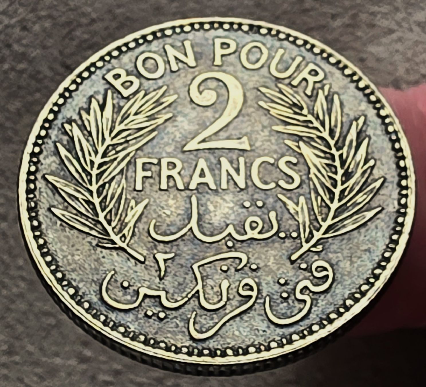 Tutti le monete: TUNESIEN 2 FRANCS 1360/1941 – Usato da winterthur venduto da CoinPassion 1