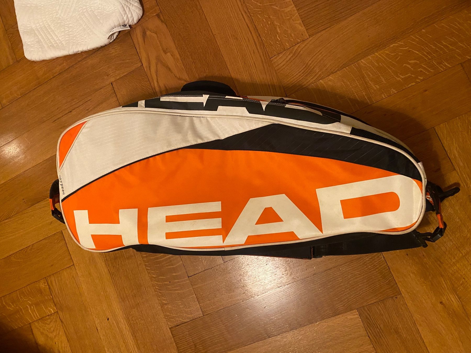 Head Borse: Sac de tennis HEAD orange blanc noir – Usato da Lausanne venduto da lou_tk6y 1