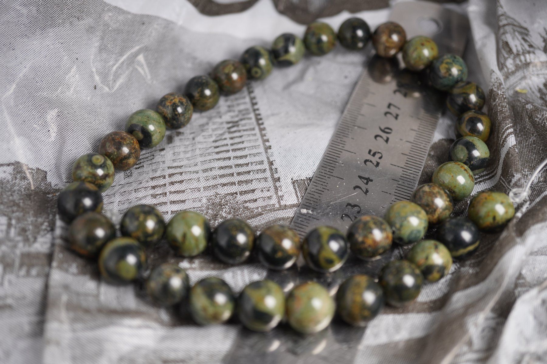 Mineralien & Heilsteine: Kambaba  Jasper    Strang ca12mm ab  1.-     Räumung – Neu und originalverpackt aus Eschenbach SG von topstone 6