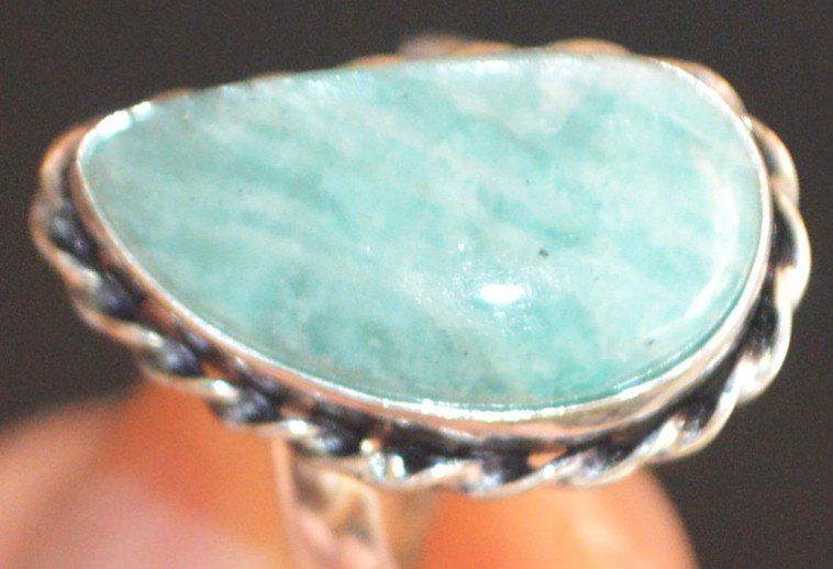 Anelli: Ring L-5130– Amazonit Grössenverstellbar – Nuovo e nell'imballaggio originale da Goldiwil (Thun) venduto da han_v5b7 2