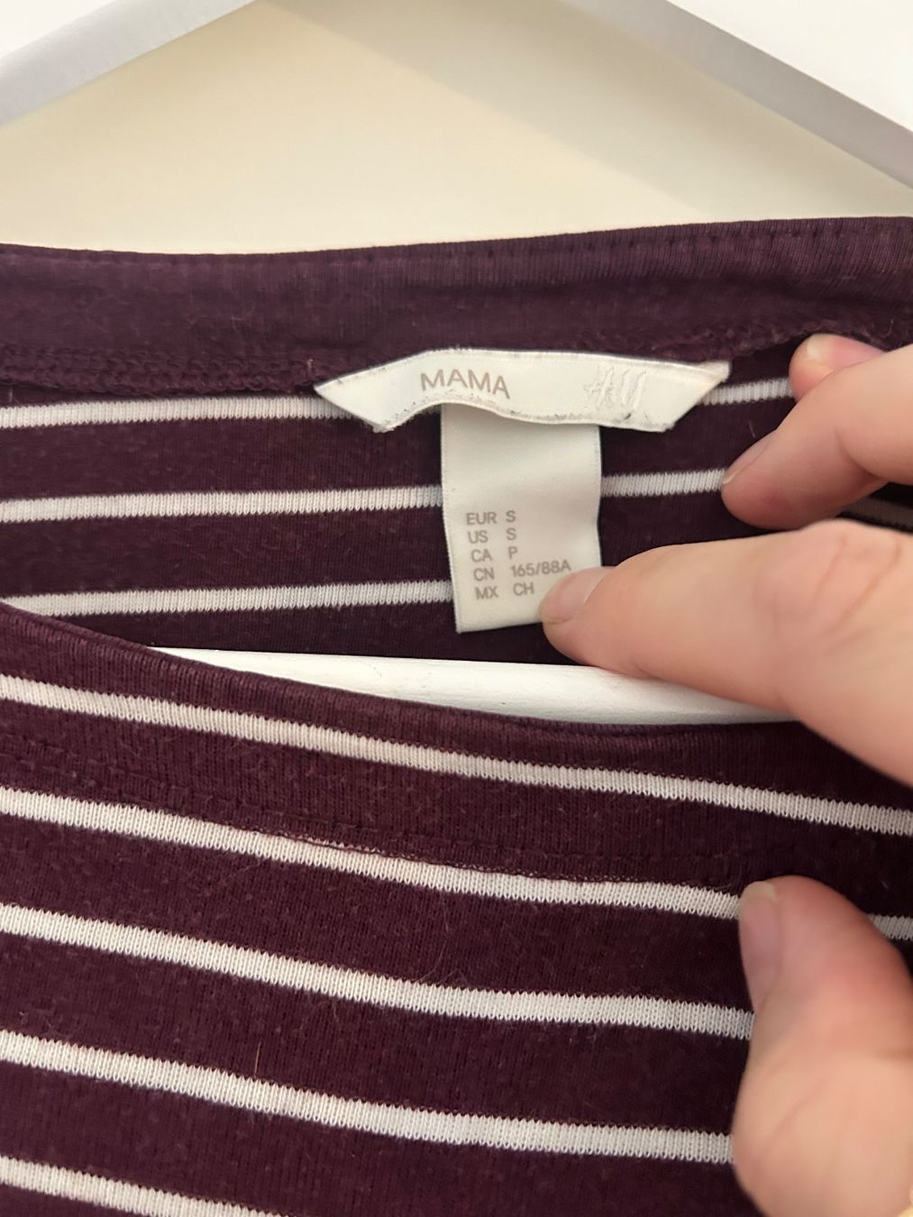 H&M Tops: Umstandstop langarm violett – D'occasion à Zürich par predisha 2