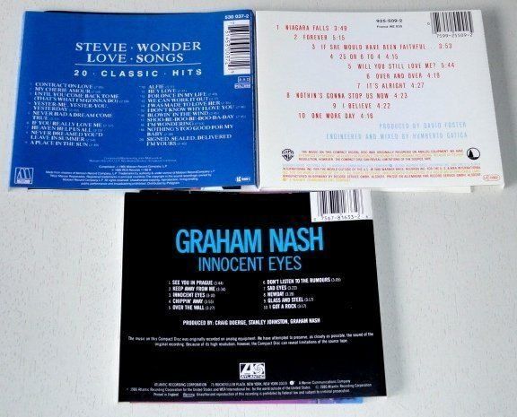 CD: 3CD's - Graham Nash, Chicago & Stevie Wonder – Usato da Unterbäch venduto da hiliq 1