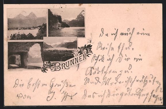 Cartoline postali: Brunnen, Teilansicht, Säulengang, Pavil – Usato da Berlin venduto da bartko-reher