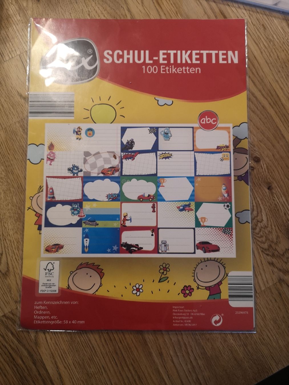 Sticker: Neu Schul Etiketten 100 Stück. – Nuovo e nell'imballaggio originale da Forch venduto da Hakyboss