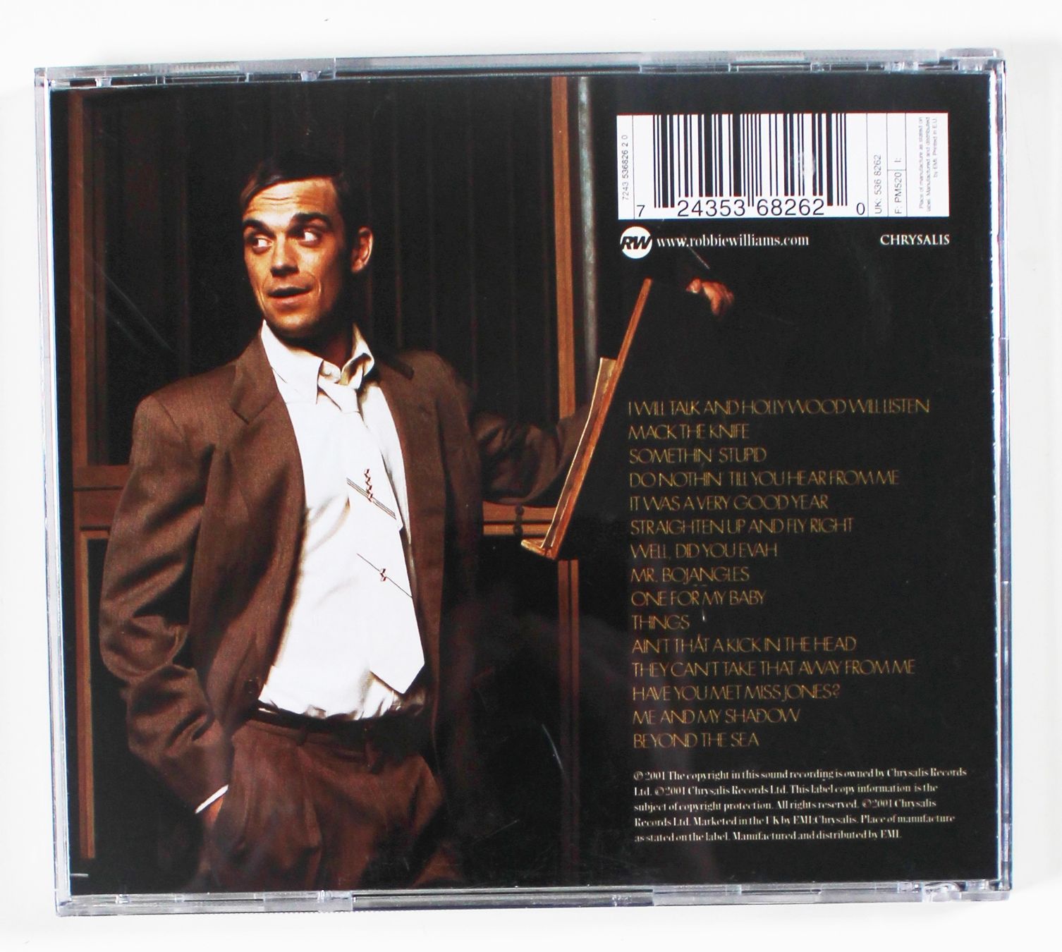 CD: CD - ROBBIE WILLIAMS - SWING WHEN YOU'RE WINNING - UK 2001 – Usato da Brüttisellen venduto da Collector-Corner 2