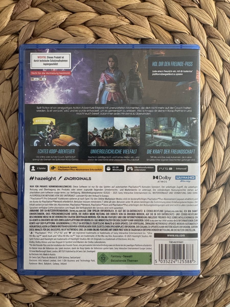 Jeux: Jeu Split Fiction pour PS5   – Neuf (Voir description) à Genève par ben_9hcj 1