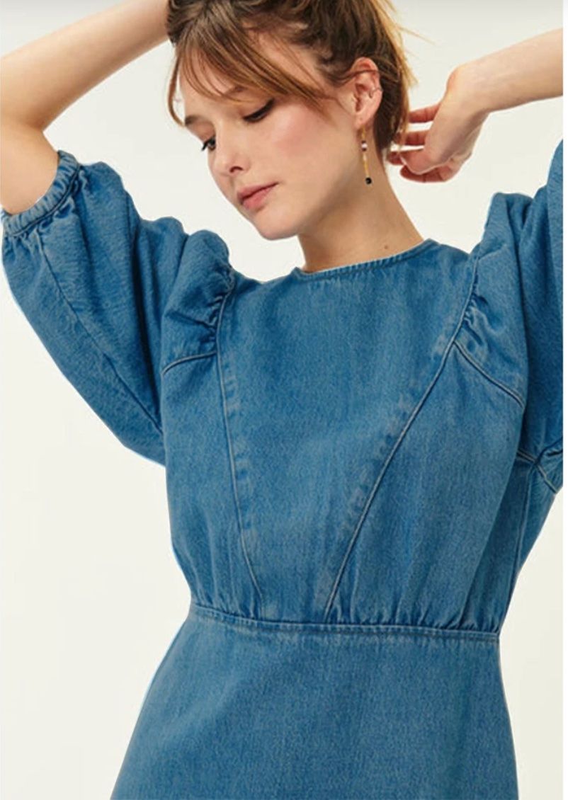 Des Petits Hauts Vestiti: Des Petits Hauts Jeans Kleid T3 – Usato da Zürich venduto da snowow 3