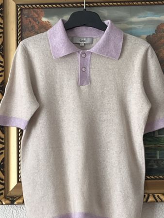 The Gloss Cashmere PoloShirtGereinigtTop,GrMPast zuS(K6IDO24