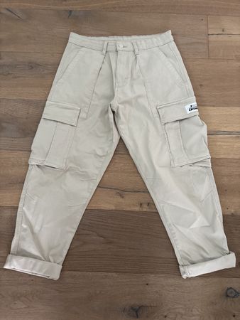Zara Cargohose Skaterhose beige Gr. 38