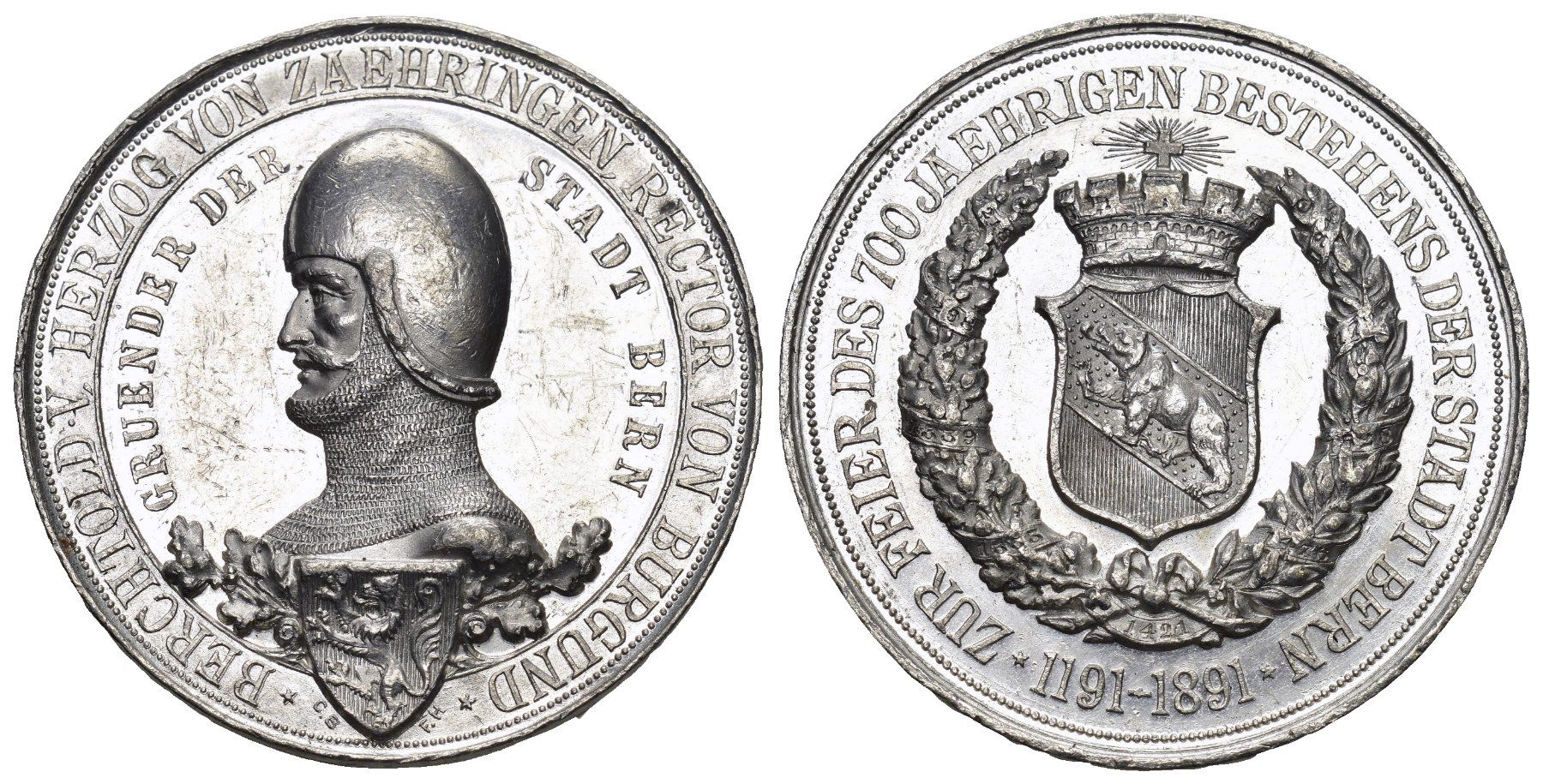 Medaglie: Bern 1891 – Usato da Bern venduto da numismatictops