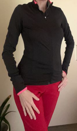 Schwarzer Reißverschluss Pullover / Weste, S von Decathlon
