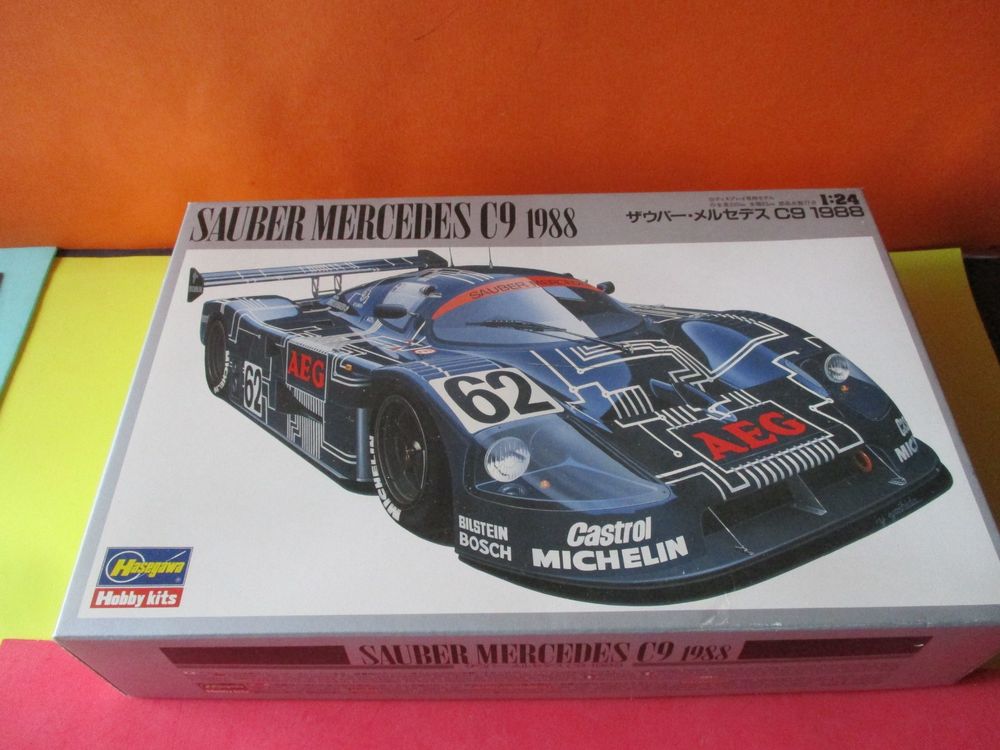 Maquette Hasegawa 1/24 – Sauber Mercedes C9 1988 – Occasion à Monter